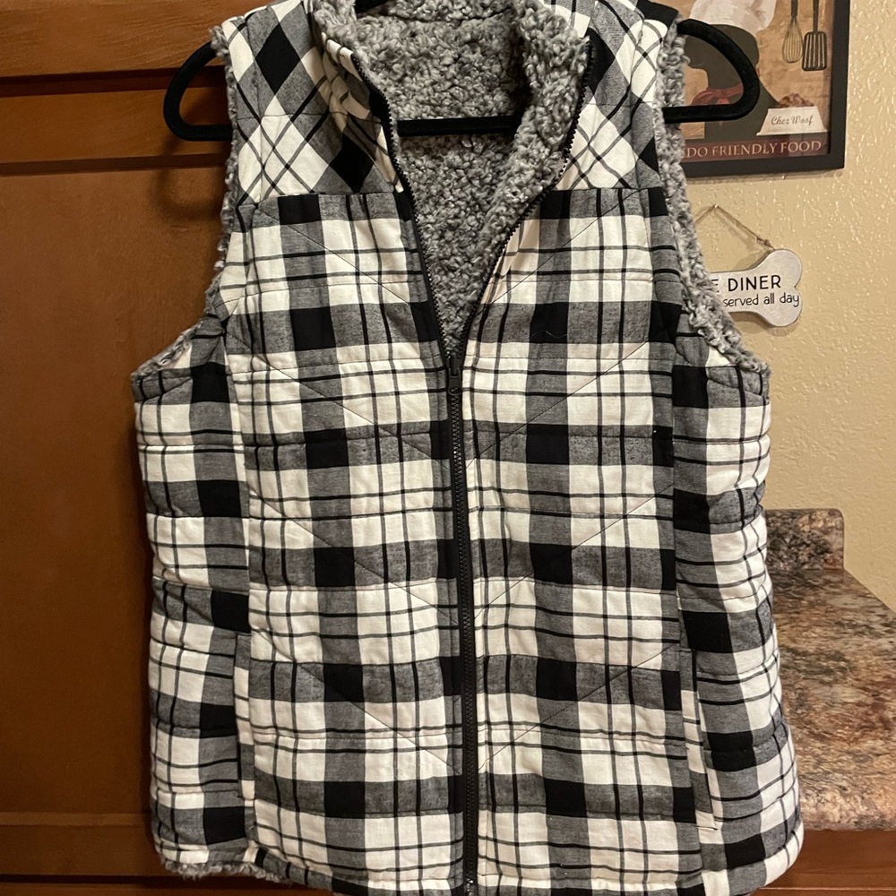 Reversible Buffalo Plaid Vest